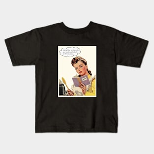 Vintage cookin' in the kitchen Kids T-Shirt